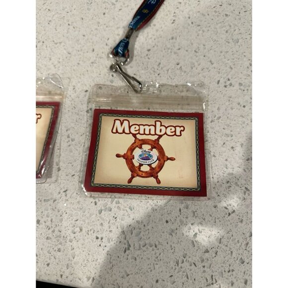 Early 2000's Disney Vacation Club "Member Celebration" Lanyard, Blue & Red - - Picture 5 of 5